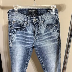 Mens straight slim fit Buckle jeans. Size 29 R